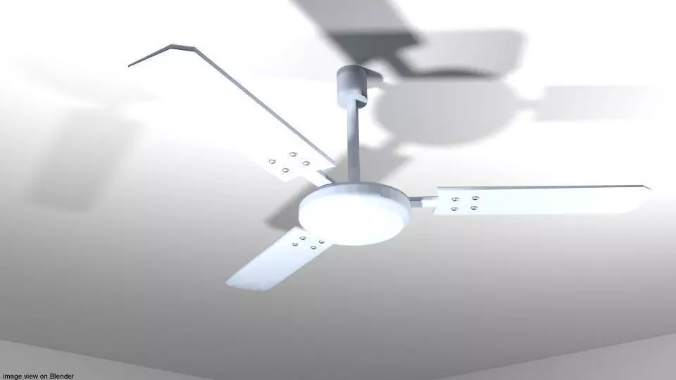 Fan - Ceiling 3D model_0