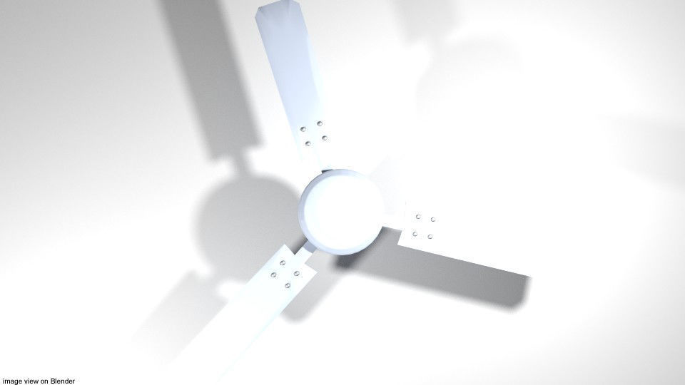 Fan - Ceiling 3D model_2