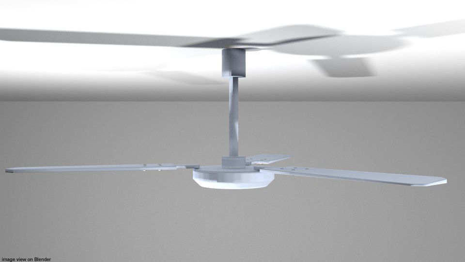 Fan - Ceiling 3D model_1