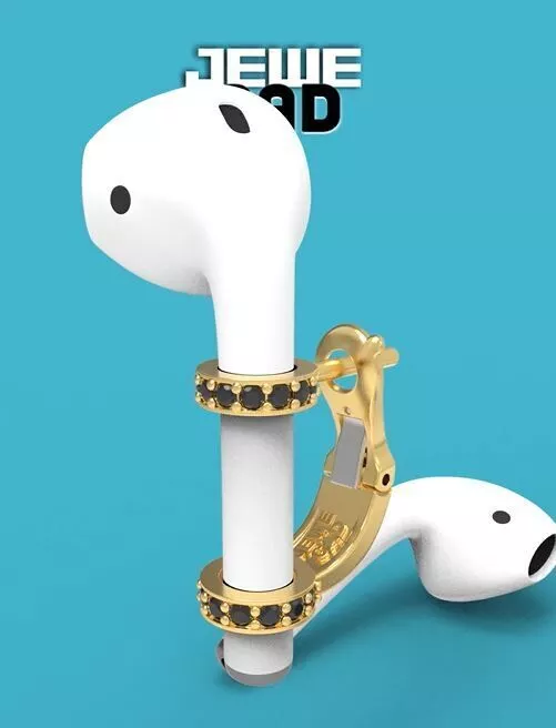 AirPods 2 Earring jewecad Free 3D print model