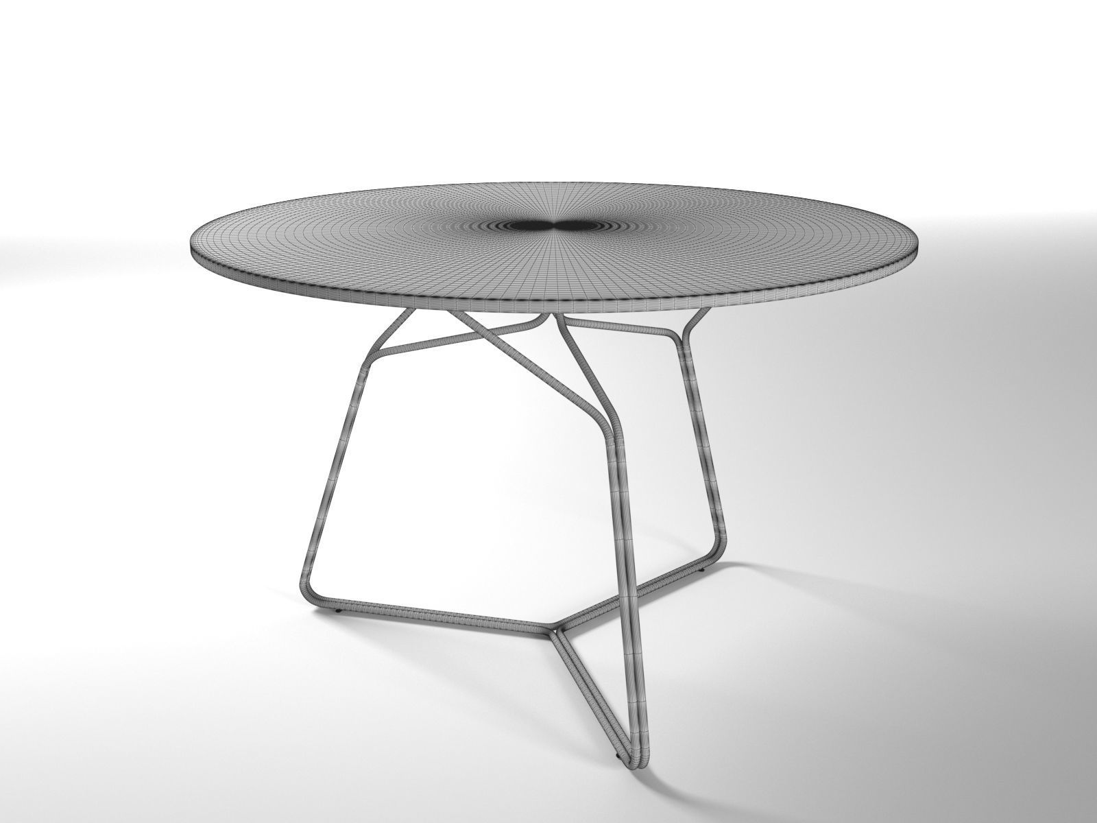 Serac 105 Dining Table 3D model_1