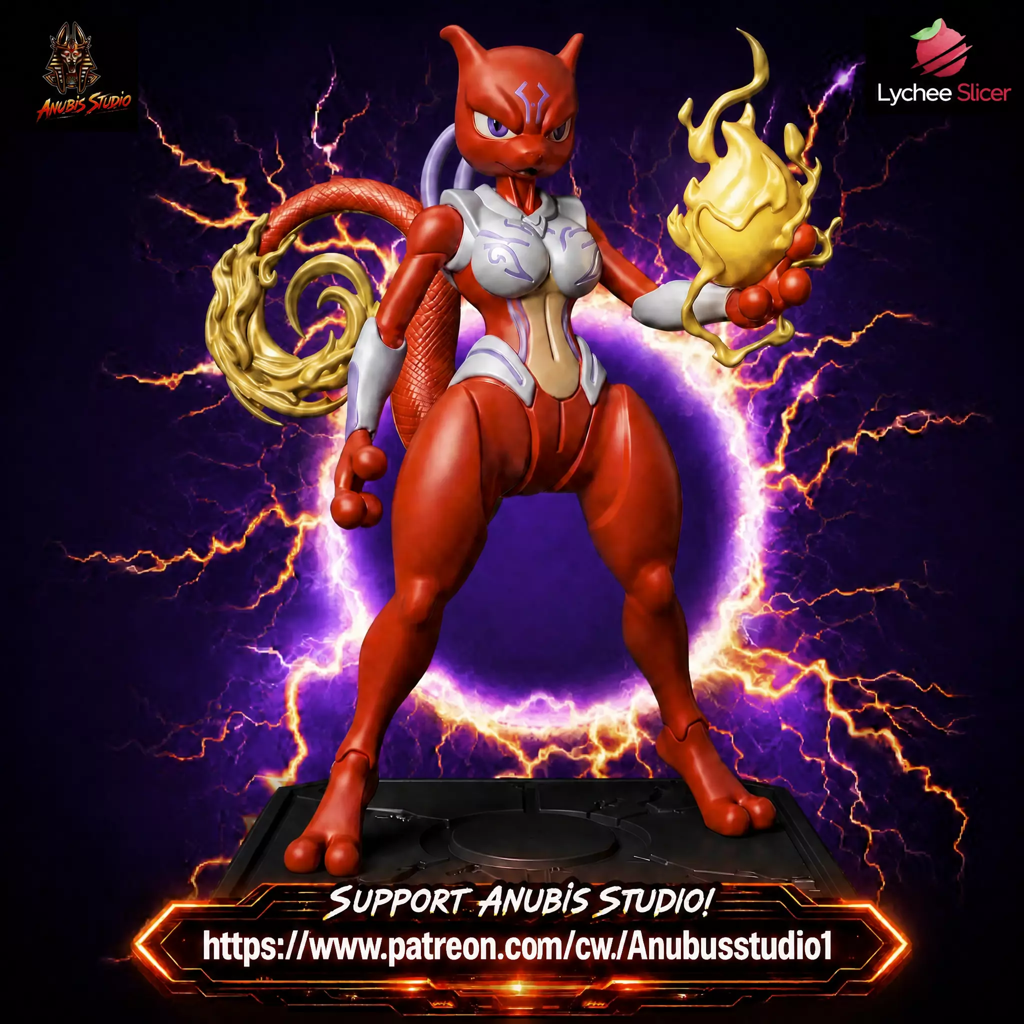 Mew Mannder 3D print model