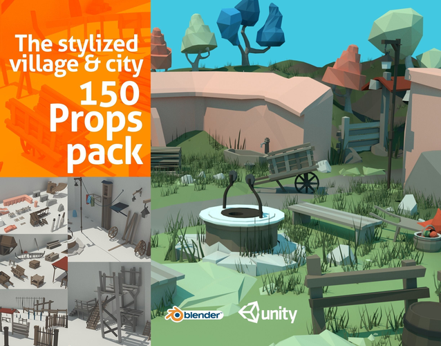 The Village and City Exterior  Props Pack