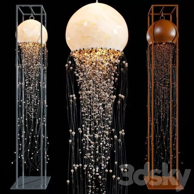 Living room Lamp Low-poly 3D model
