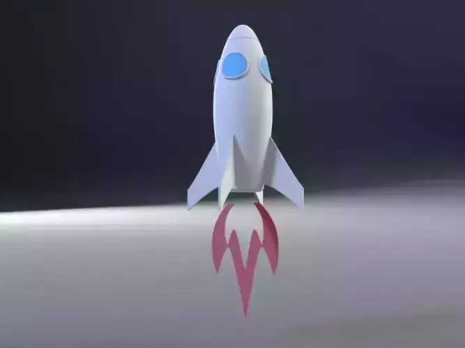 Cartoon Rocket