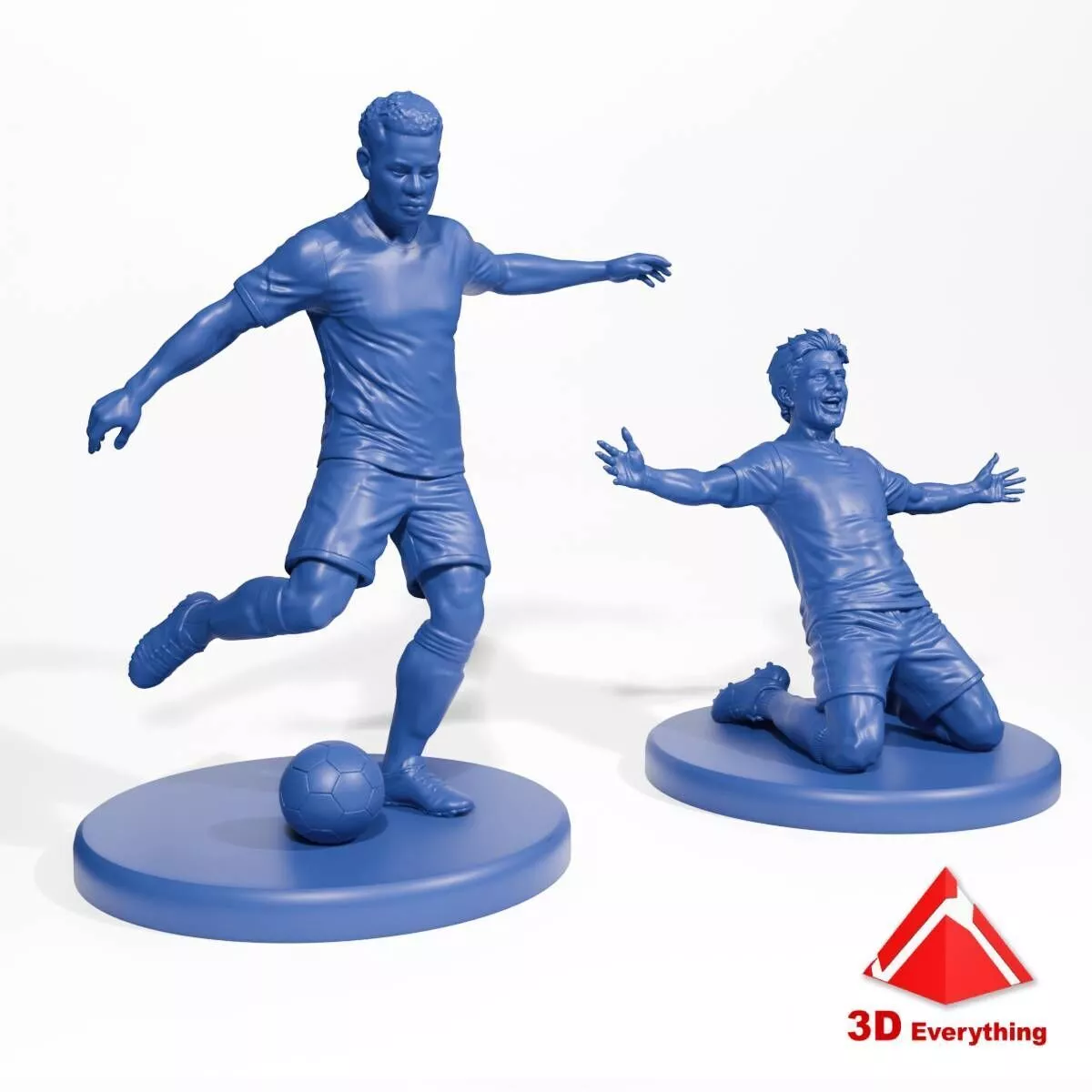 Soccer players 2 3D print model