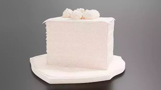 Dark Chocolate Blackberry Cake 02 3D print model 7