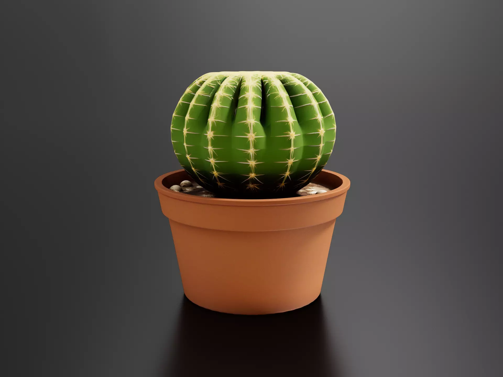 Echinocactus mini 3D print model