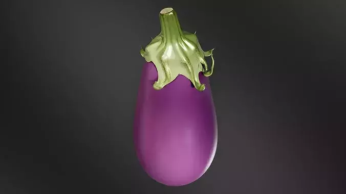 Eggplant 02 3D print model 6