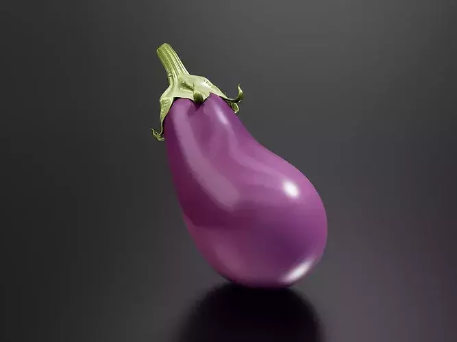 Eggplant 02 3D print model