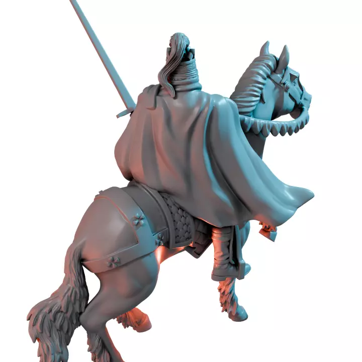 Soth Mounted VI - RPG Tabletop Figure 3D print model