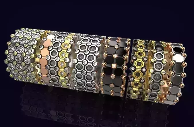 12 RING SIZES AND VERY MUCH COMBINATIONS  R 215