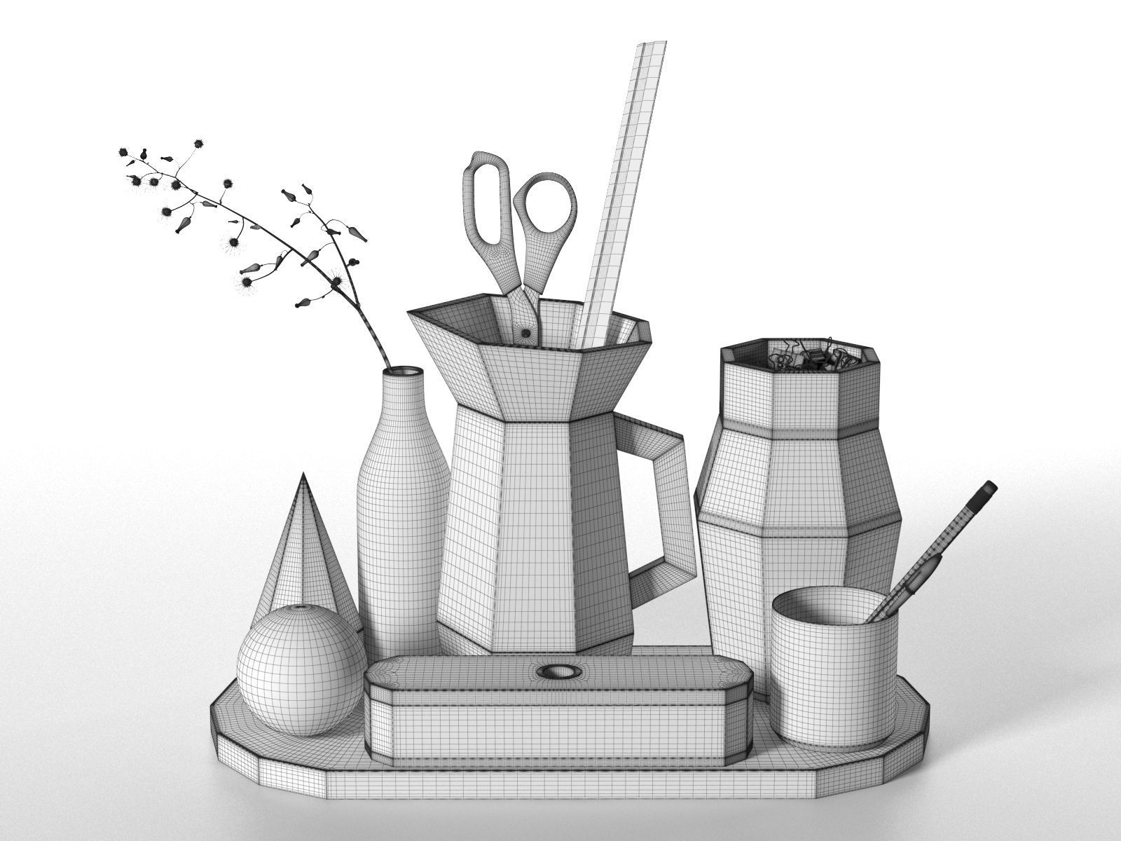 Still Alive Organizer Set 3D model_2