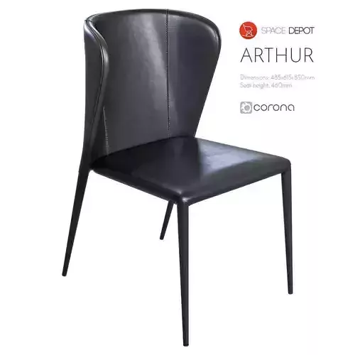 Arthur dining chair 3D model