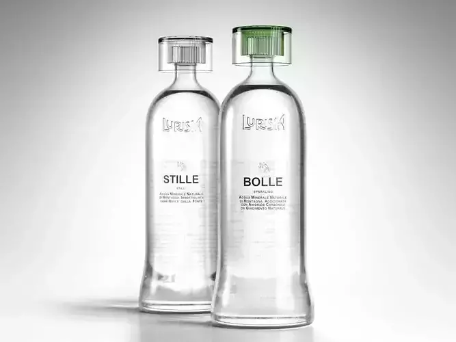 Stille and Bolle Bottled Water 3D model
