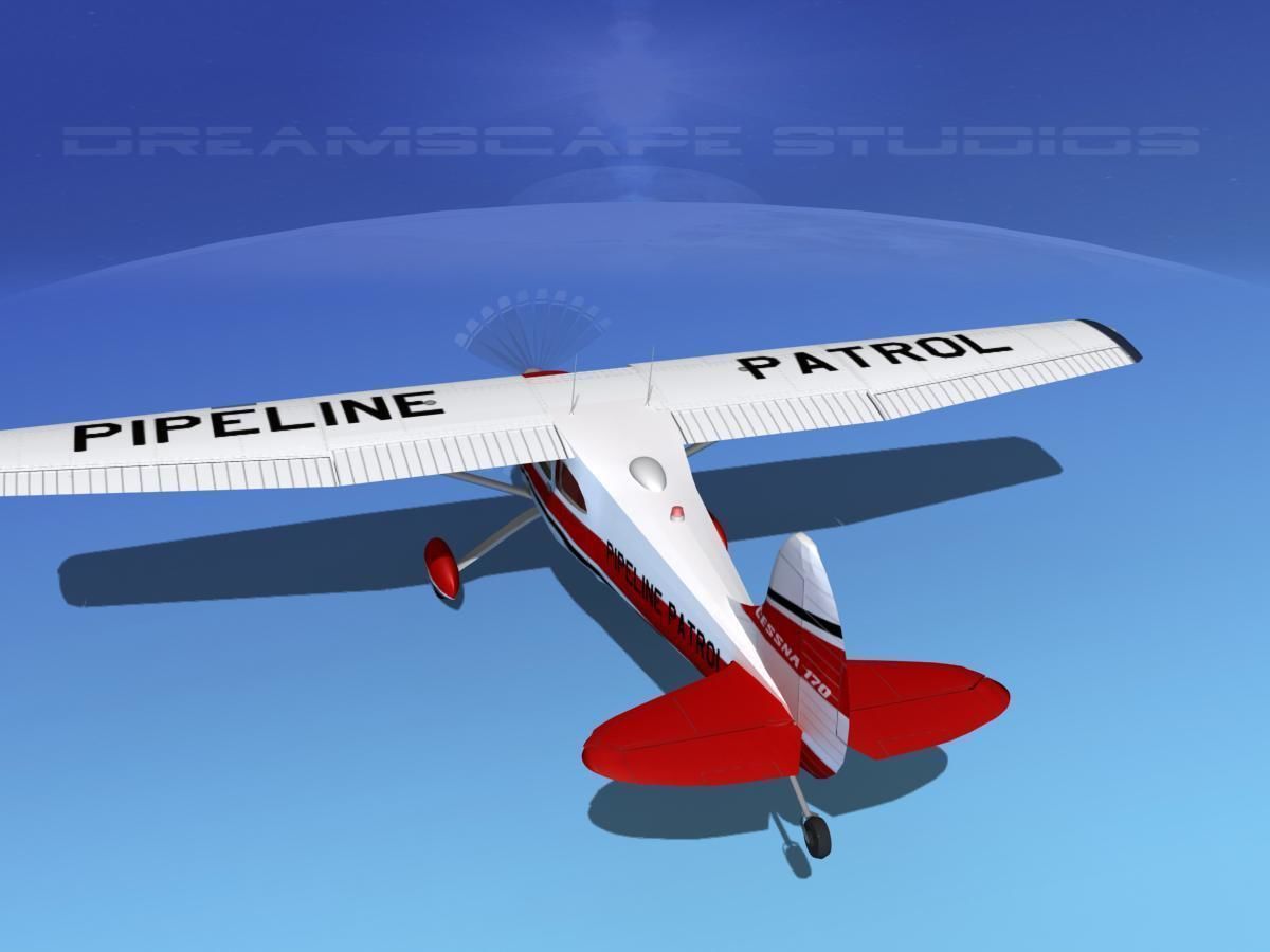 Cessna 170 Pipeline Patrol 3D model_8