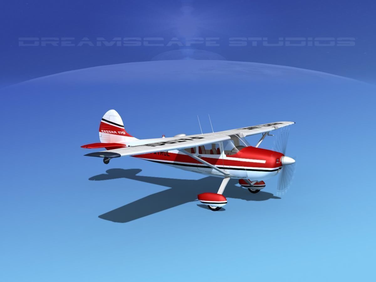 Cessna 170 Pipeline Patrol 3D model_4