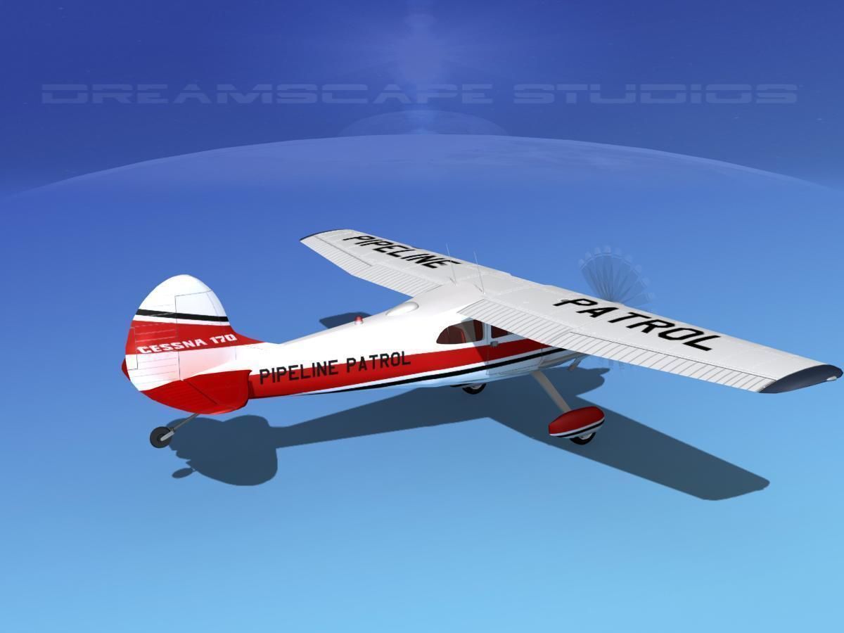 Cessna 170 Pipeline Patrol 3D model_6