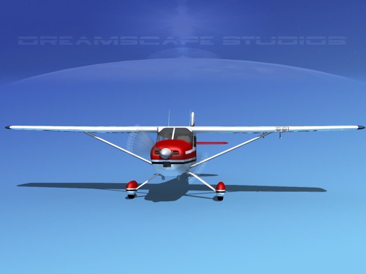 Cessna 170 Pipeline Patrol 3D model_2