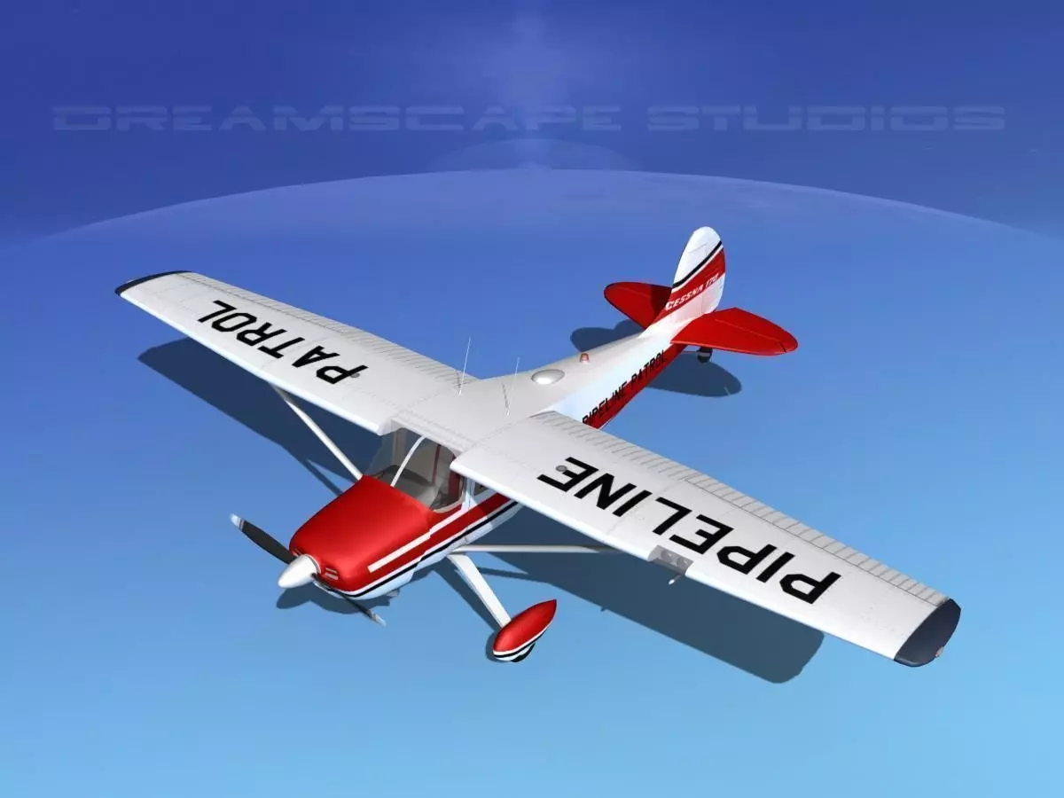 Cessna 170 Pipeline Patrol 3D model_0