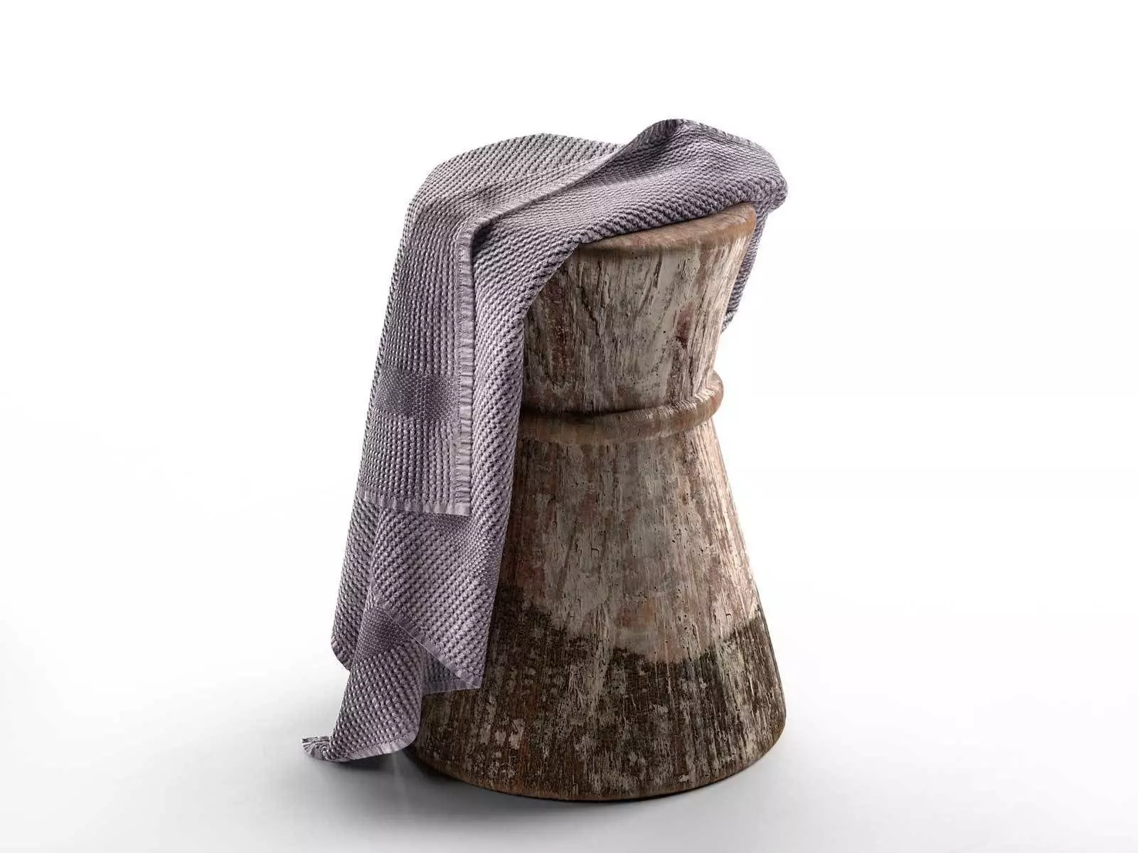 Stool and Towel 3D model_0