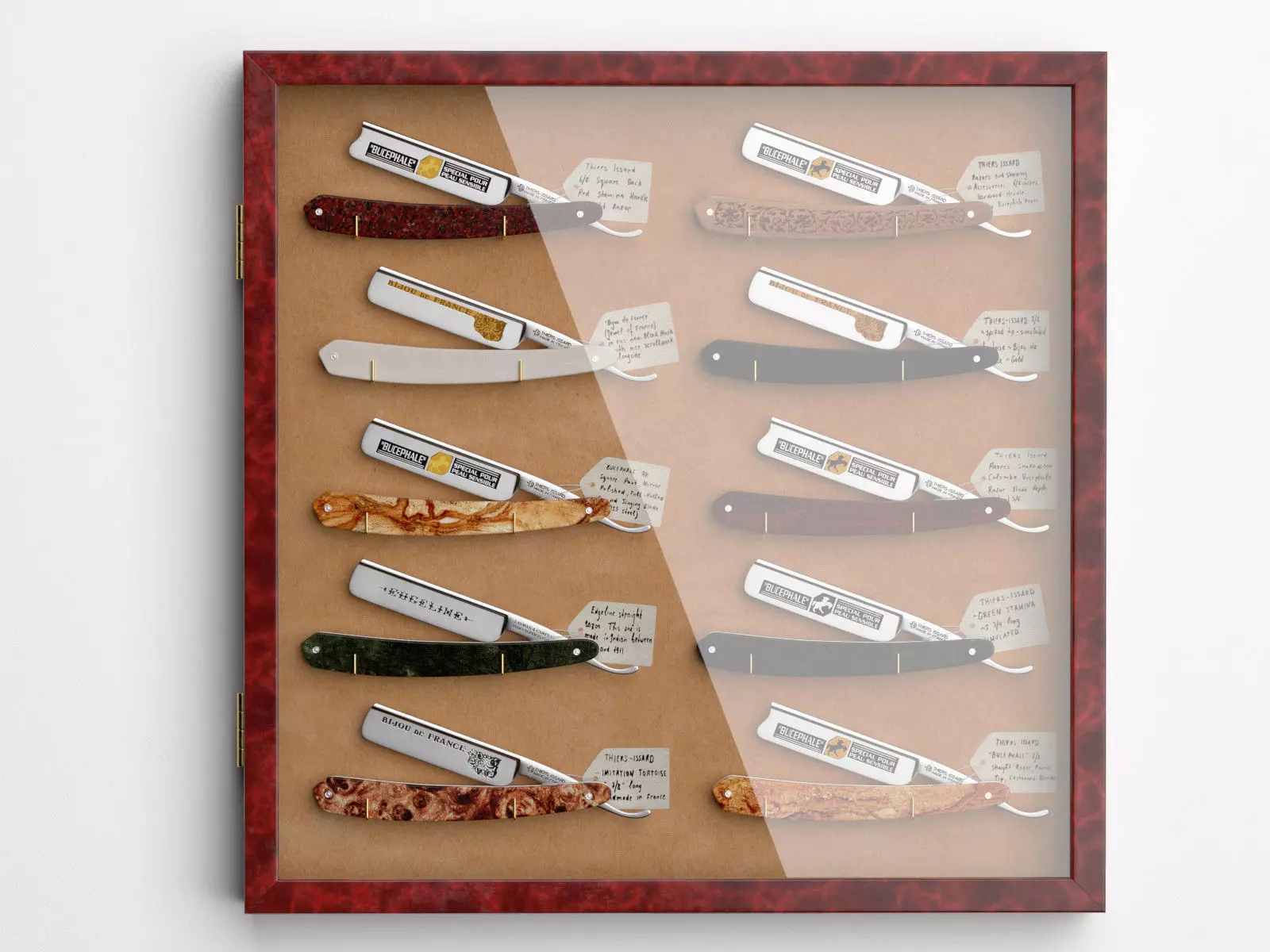 Straight Razors Collection 3D model_0