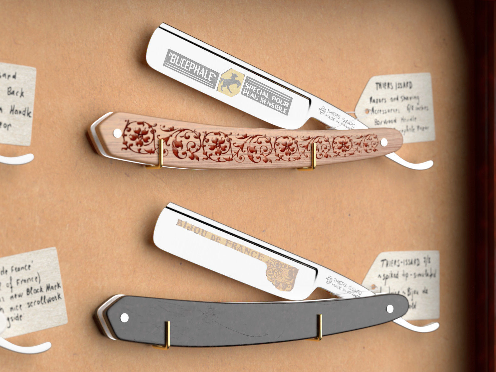 Straight Razors Collection 3D model_1