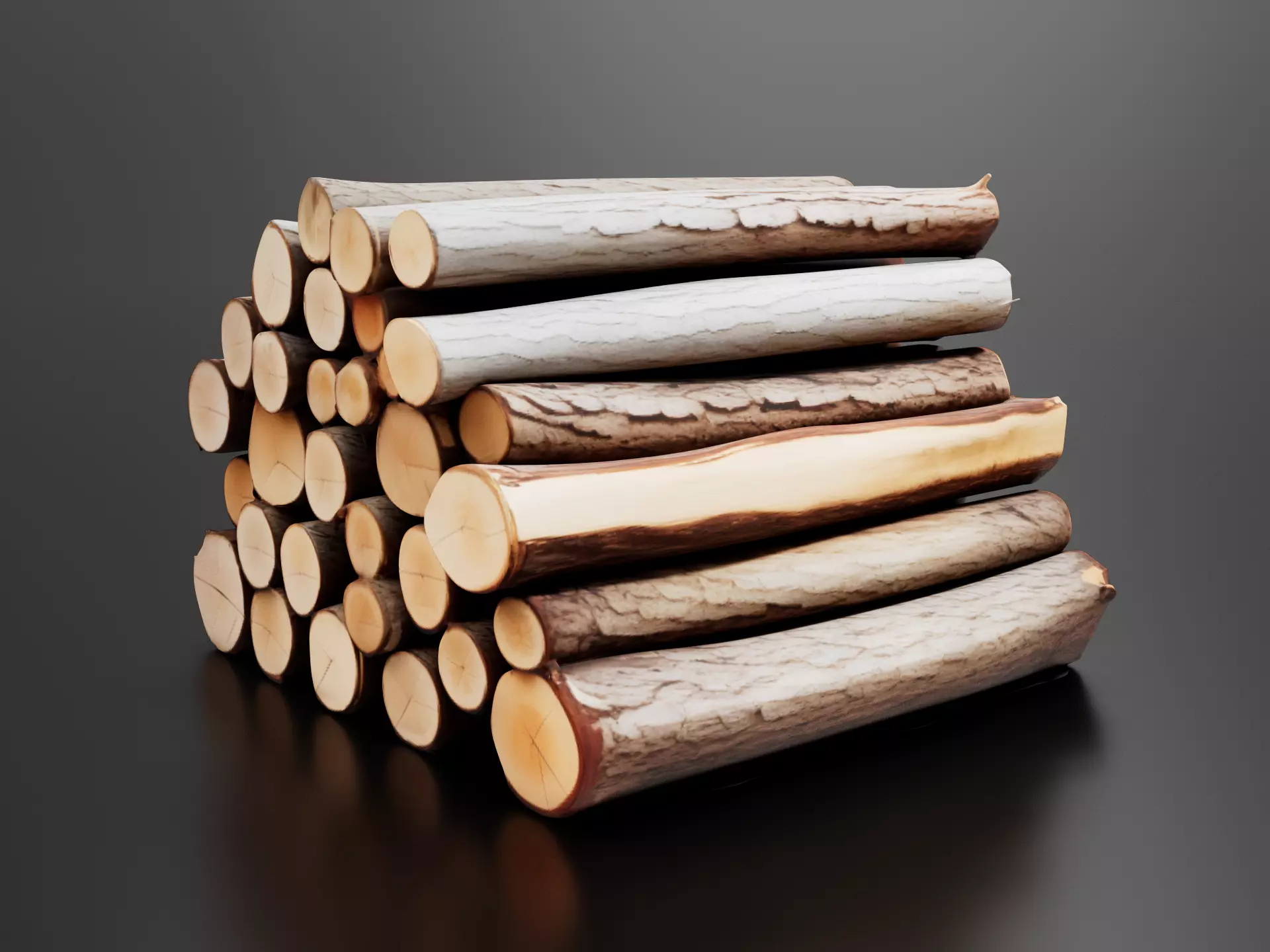 Firewood 01 3D print model