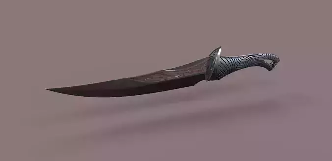 Knife of Drax from Guardians of the Galaxy 3D model