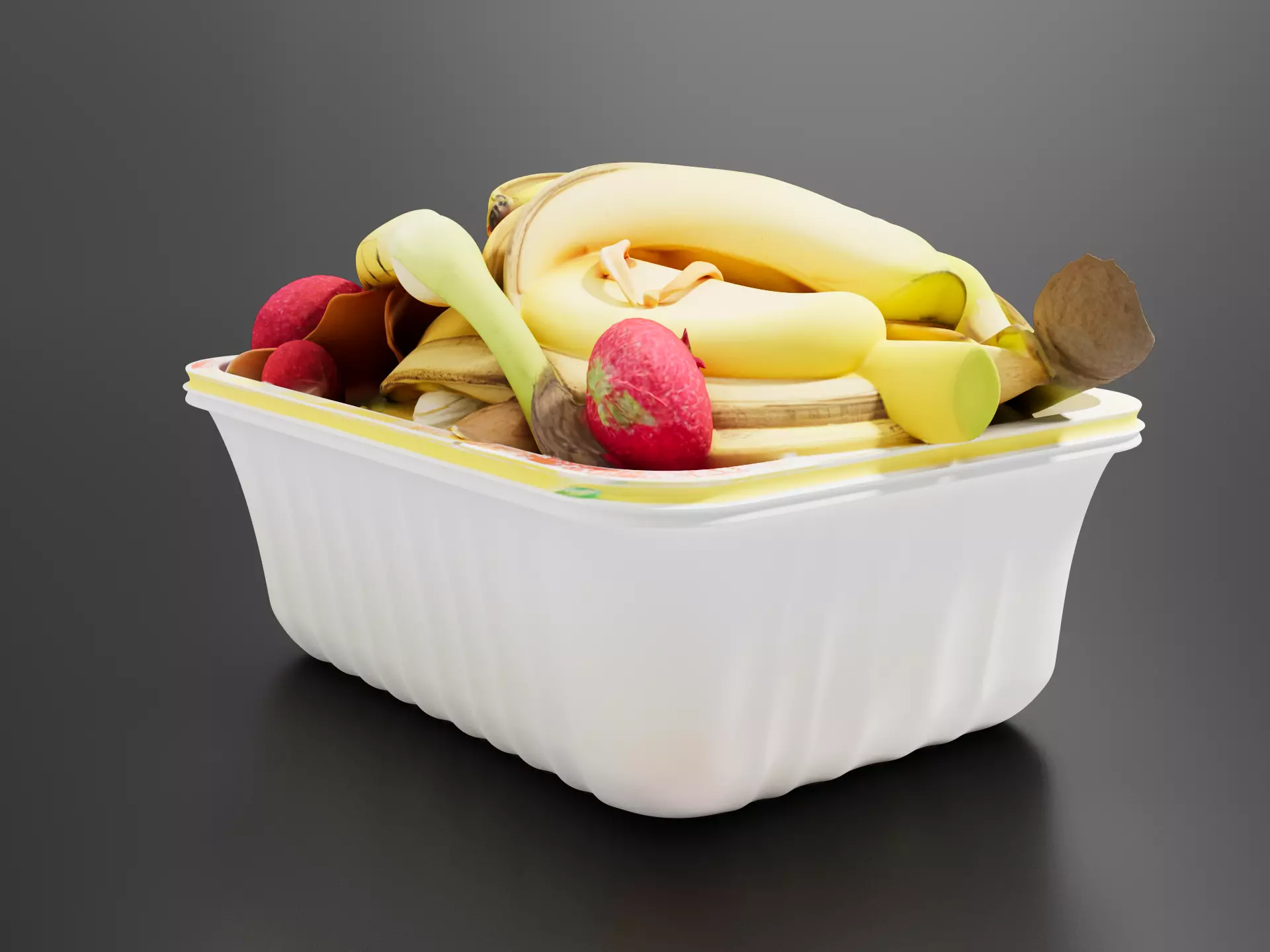 Fruit waste 01 3D print model
