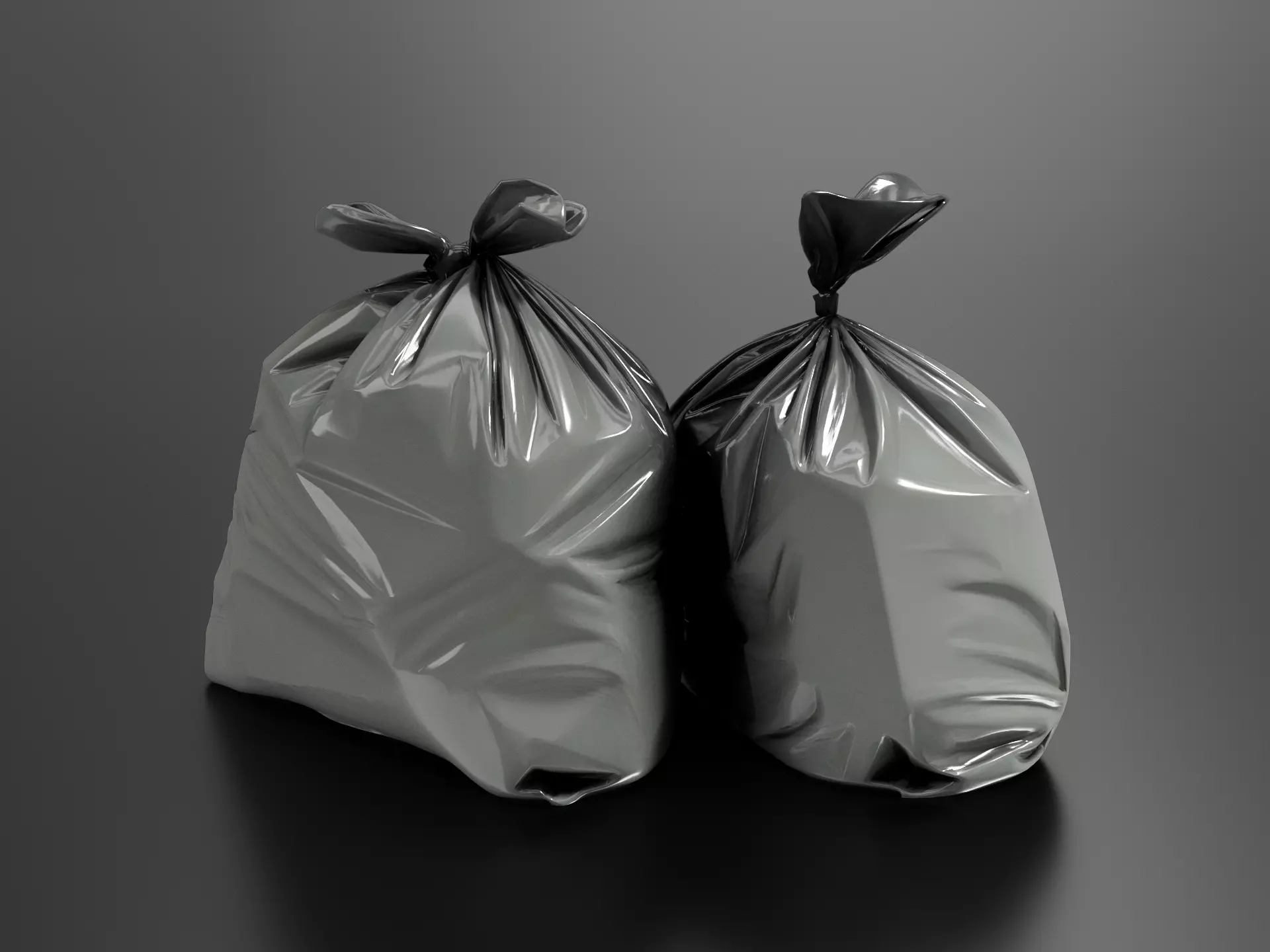 Garbage bag 03 3D print model