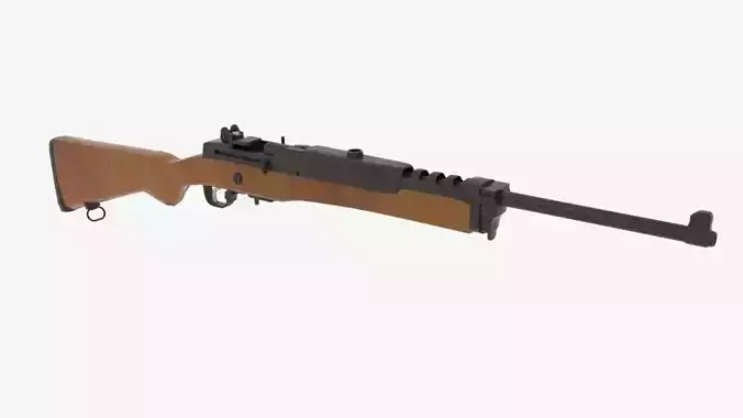 Ruger Mini 14 Ranch Rifle 3D model