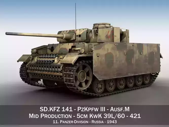 PzKpfw III - Panzer 3 - Ausf M - 421