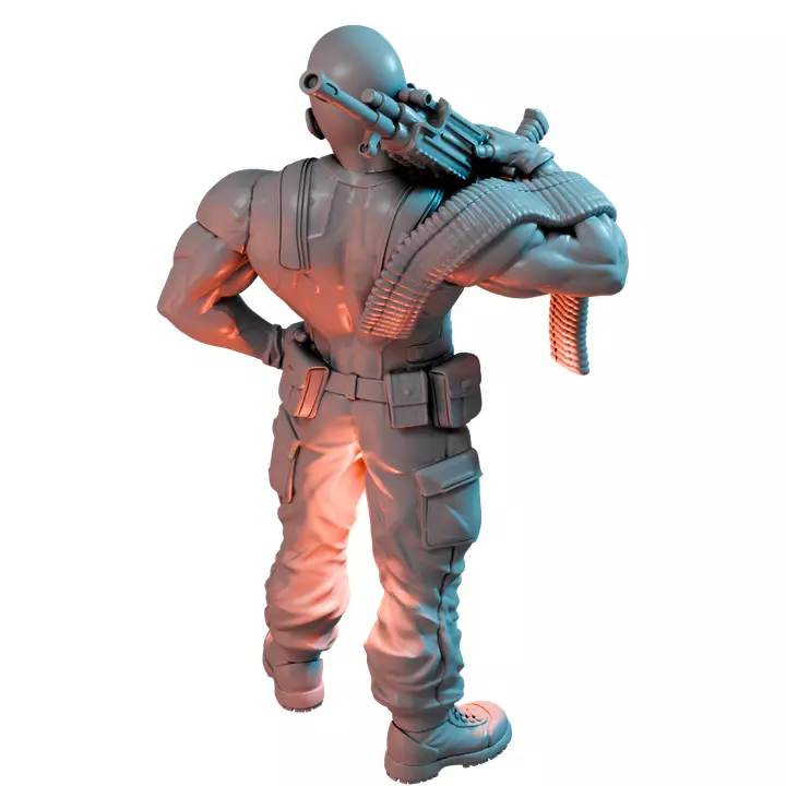 Roadblock I - Tabletop RPG Miniature 3D print model