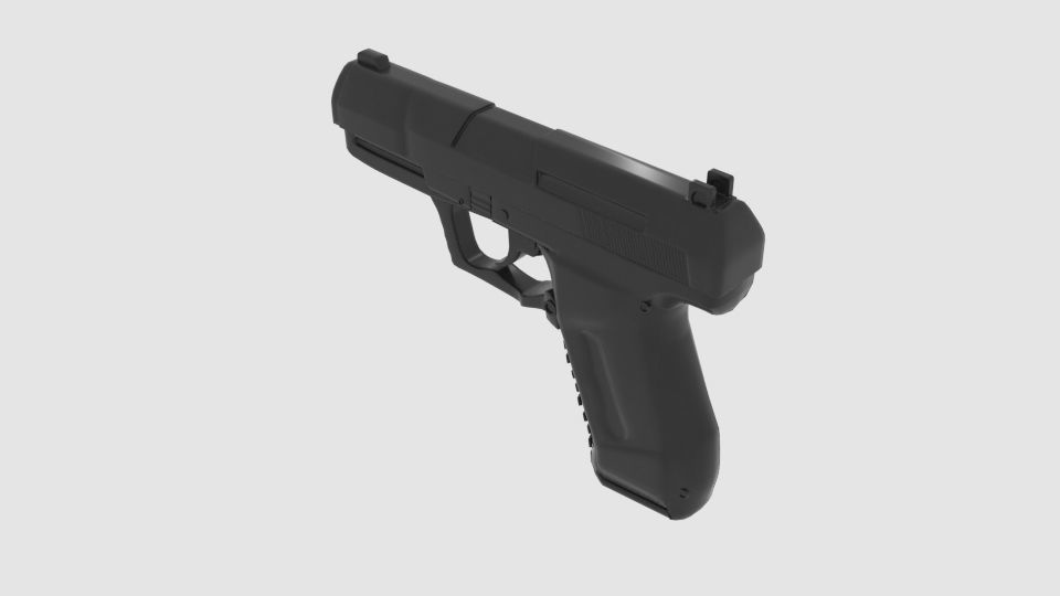 P99 Pistol 3D model_2