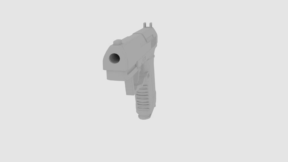 P99 Pistol 3D model_4