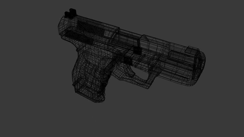 P99 Pistol 3D model_5