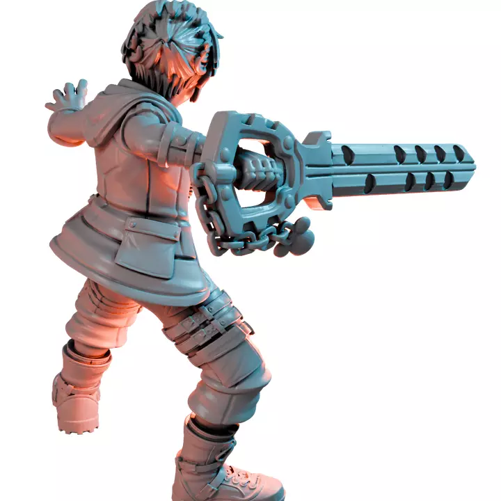 Riku VII - Resin Miniature Figurine 3D print model