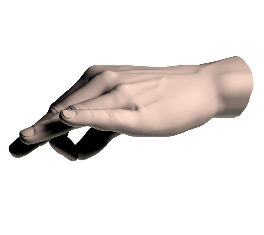 Hand Model OK 3D model_14