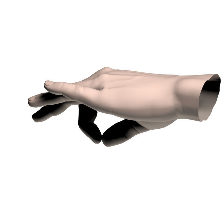 Hand Model OK 3D model_8