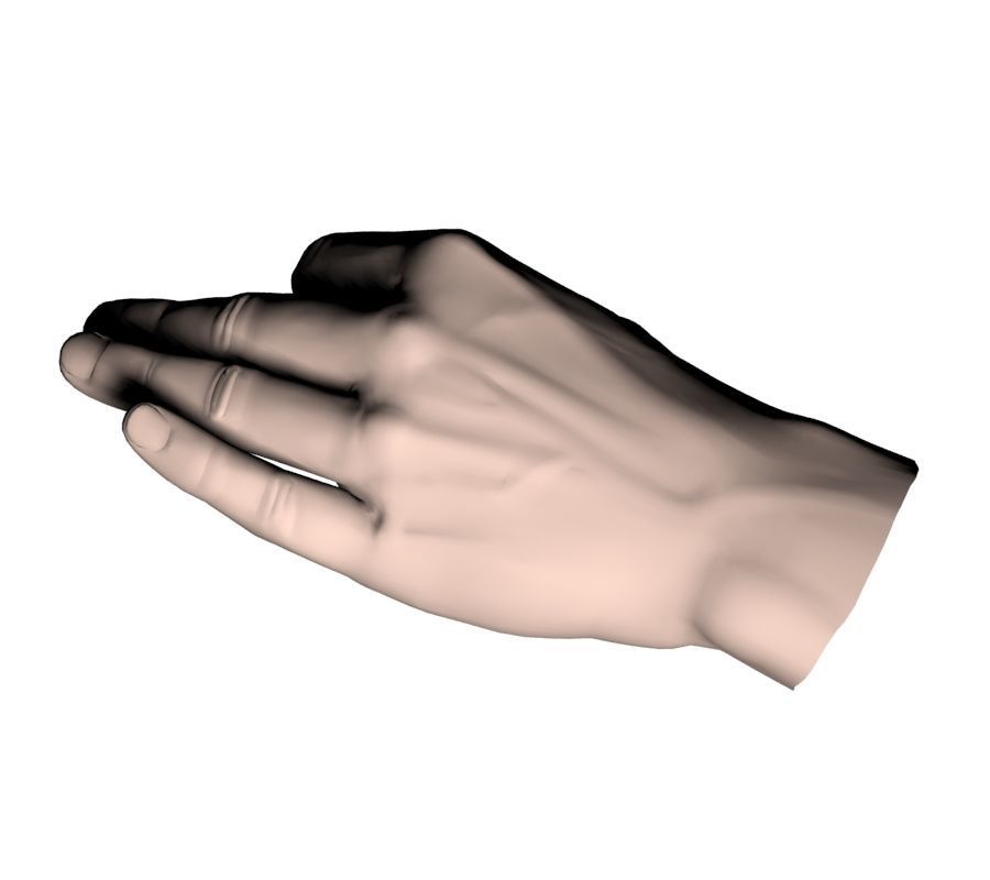 Hand Model OK 3D model_9