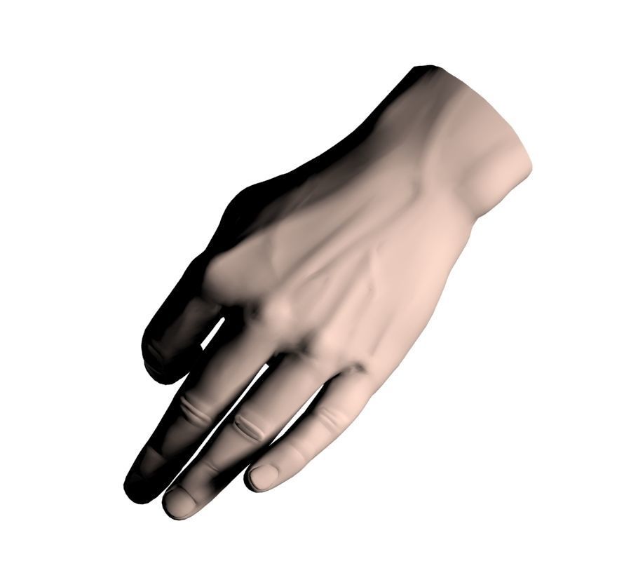 Hand Model OK 3D model_10