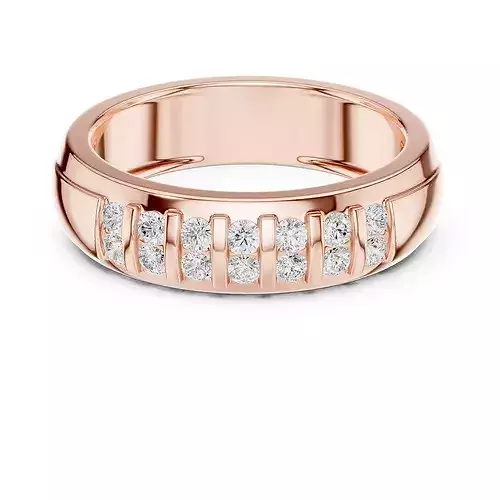 Mens Diamond Band Ring 3dm stl renders details animation 