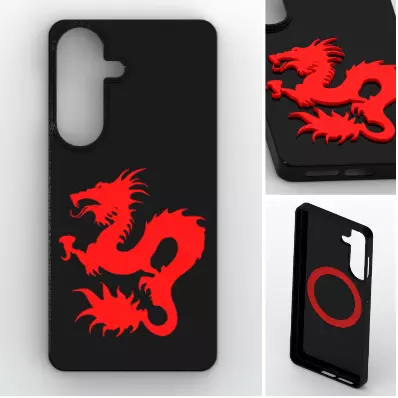 Dragon Shield Case for S26 Plus 3D print model