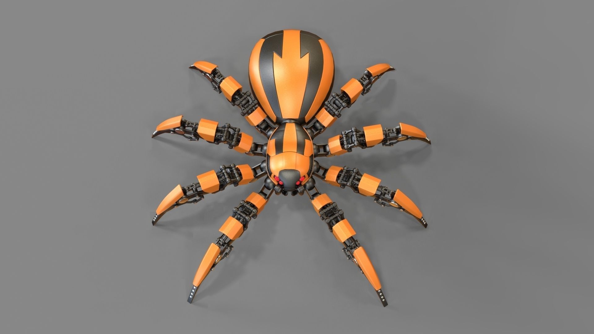 Spider Robot 2 3D model_7