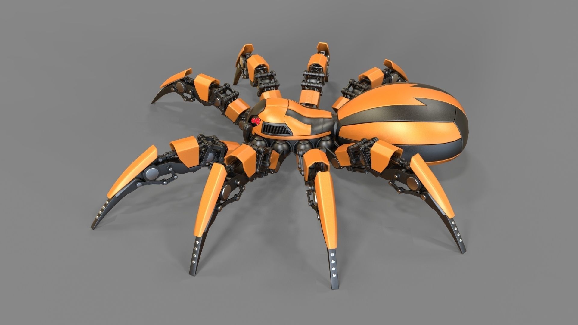 Spider Robot 2 3D model_3