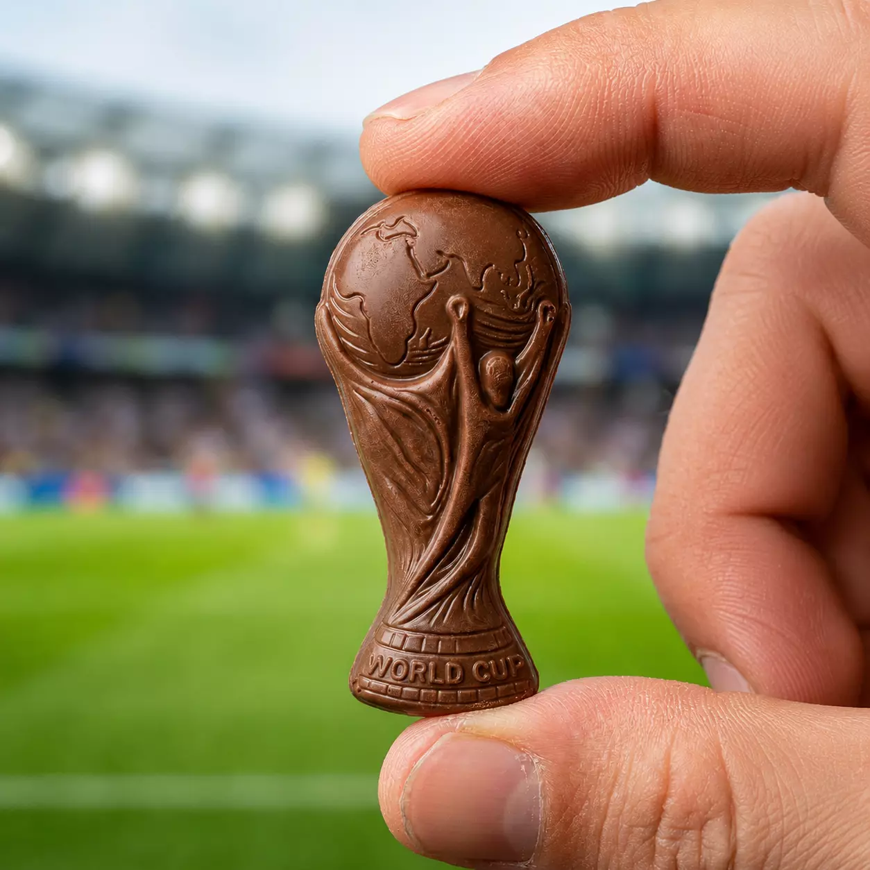 Mini Football World Cup Trophy Chocolate Mold 3D print model