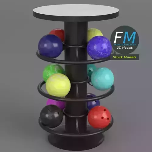 Bowling table rack 1