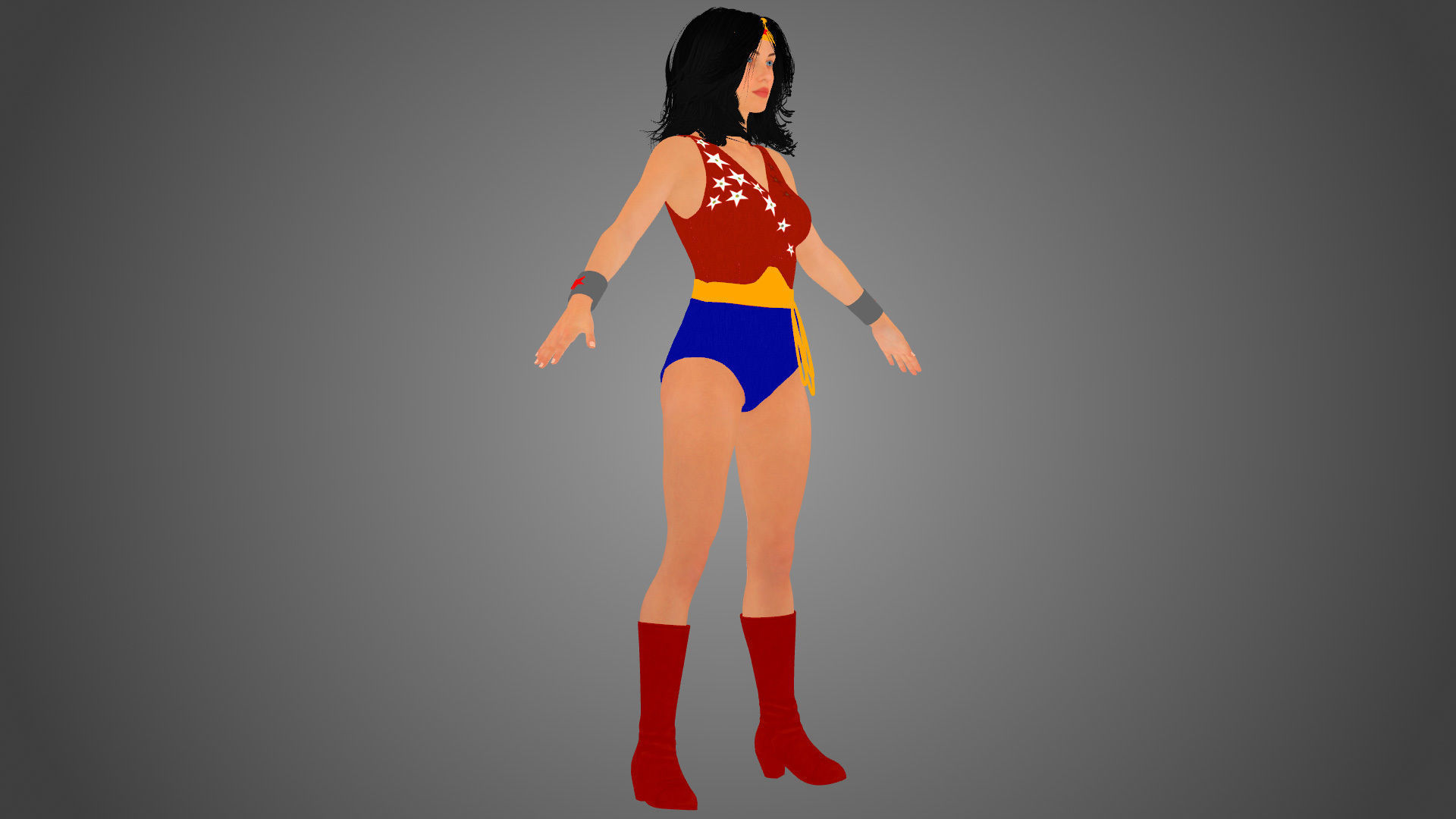 Wonder Girl - Drusilla 3D model_4