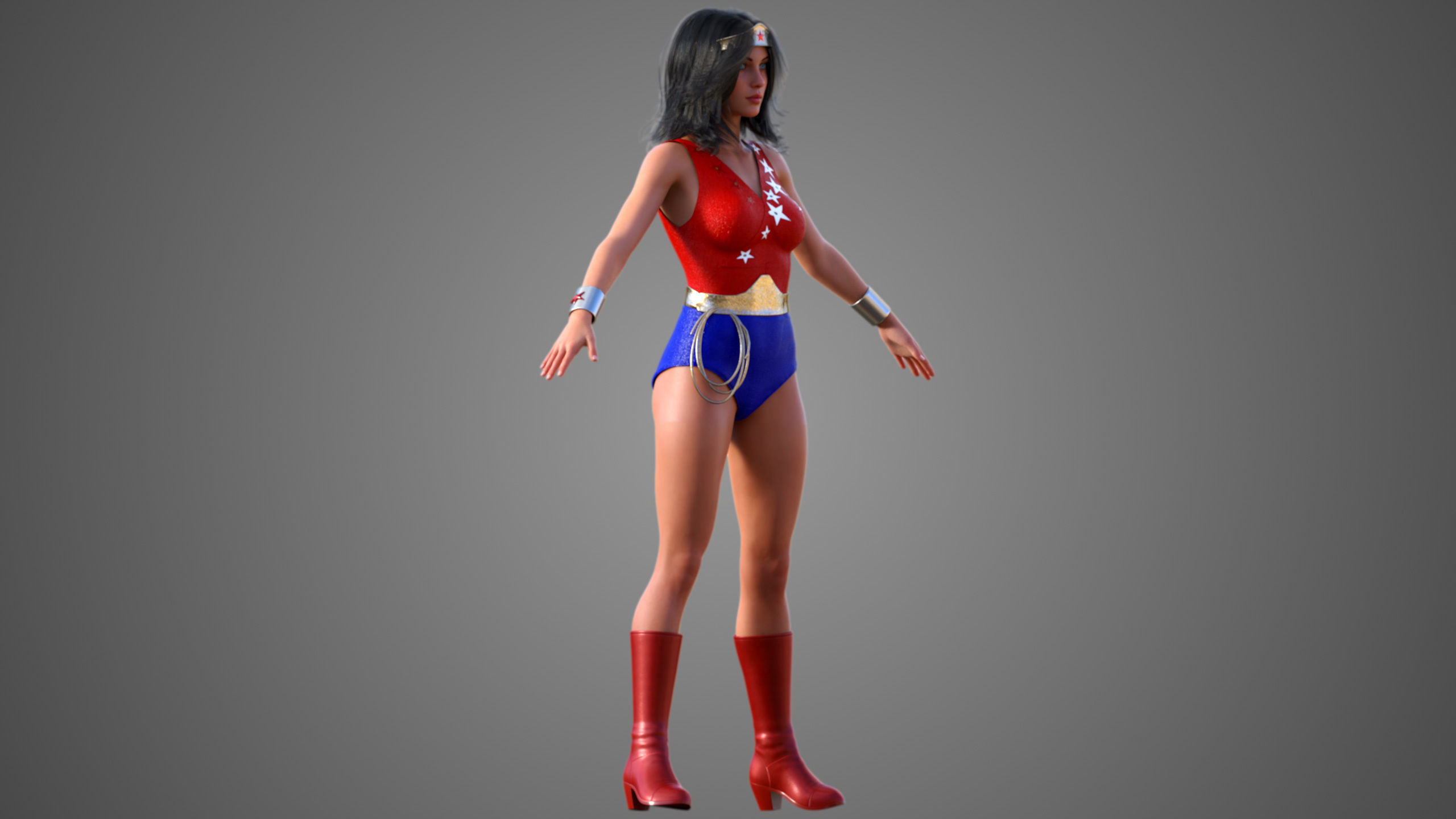 Wonder Girl - Drusilla 3D model_5